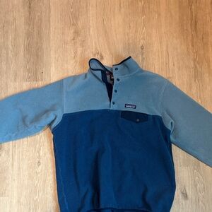 Patagonia synchilla Sweater in Blue and Gray